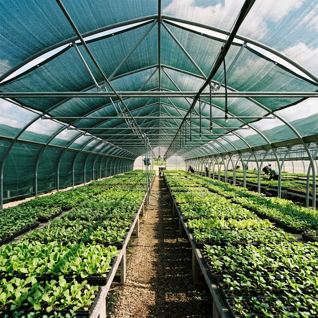 UV protected agricultural shade net